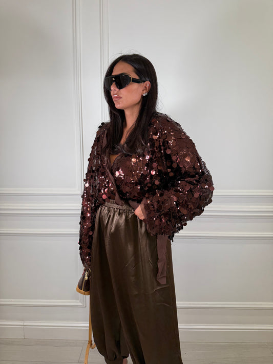Cardigan paillettes