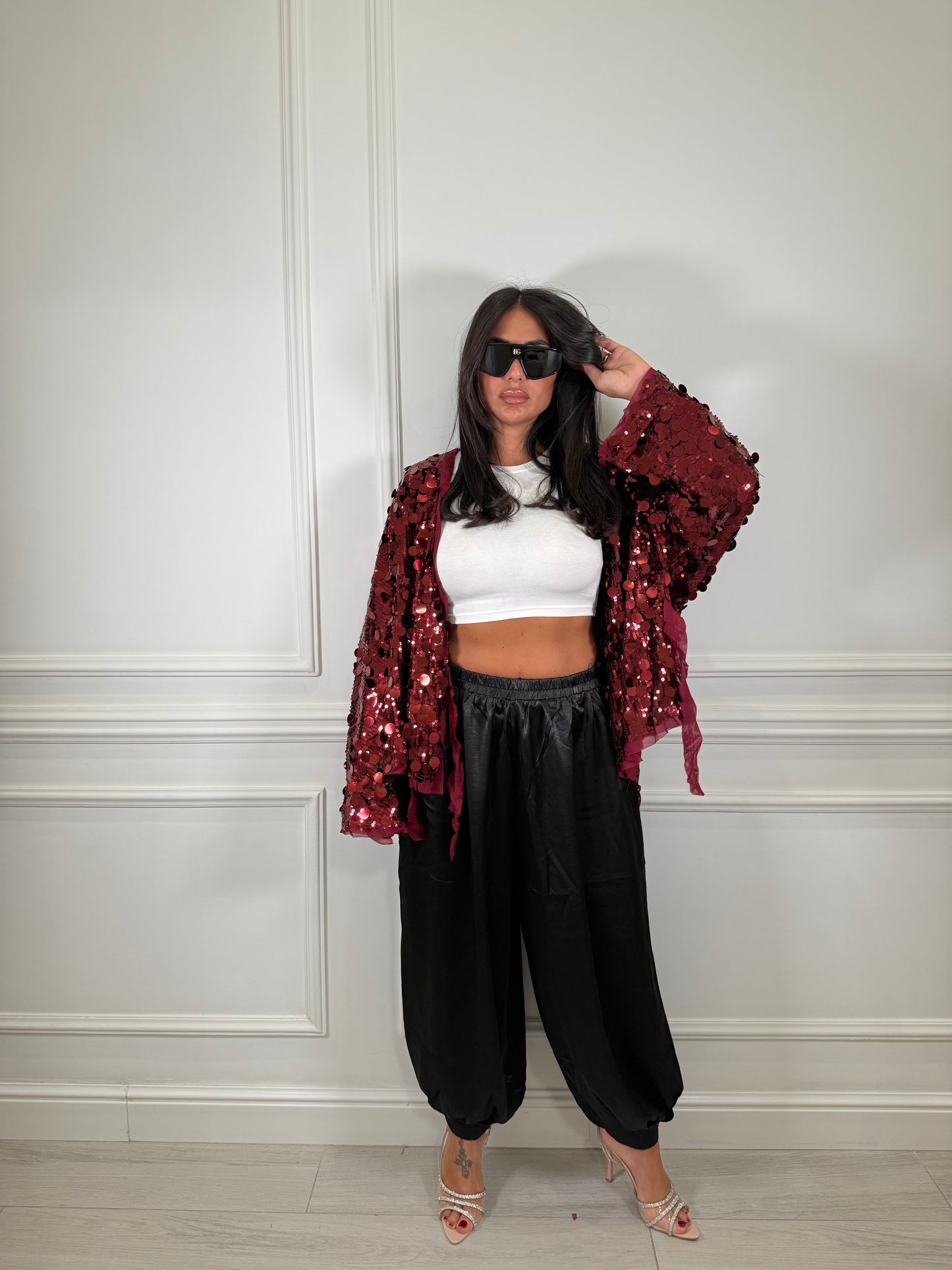 Cardigan paillettes