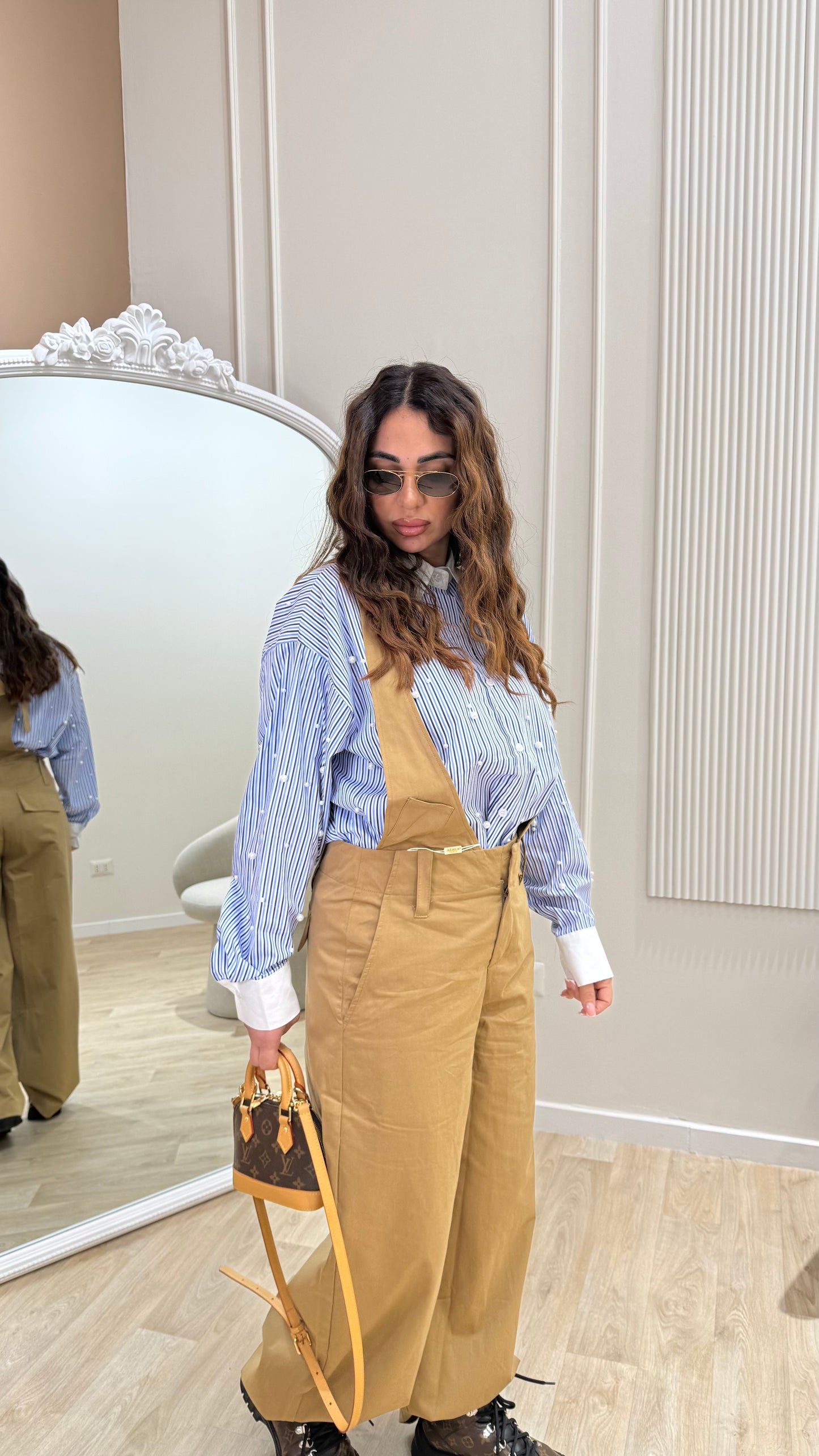 Camicia con perline