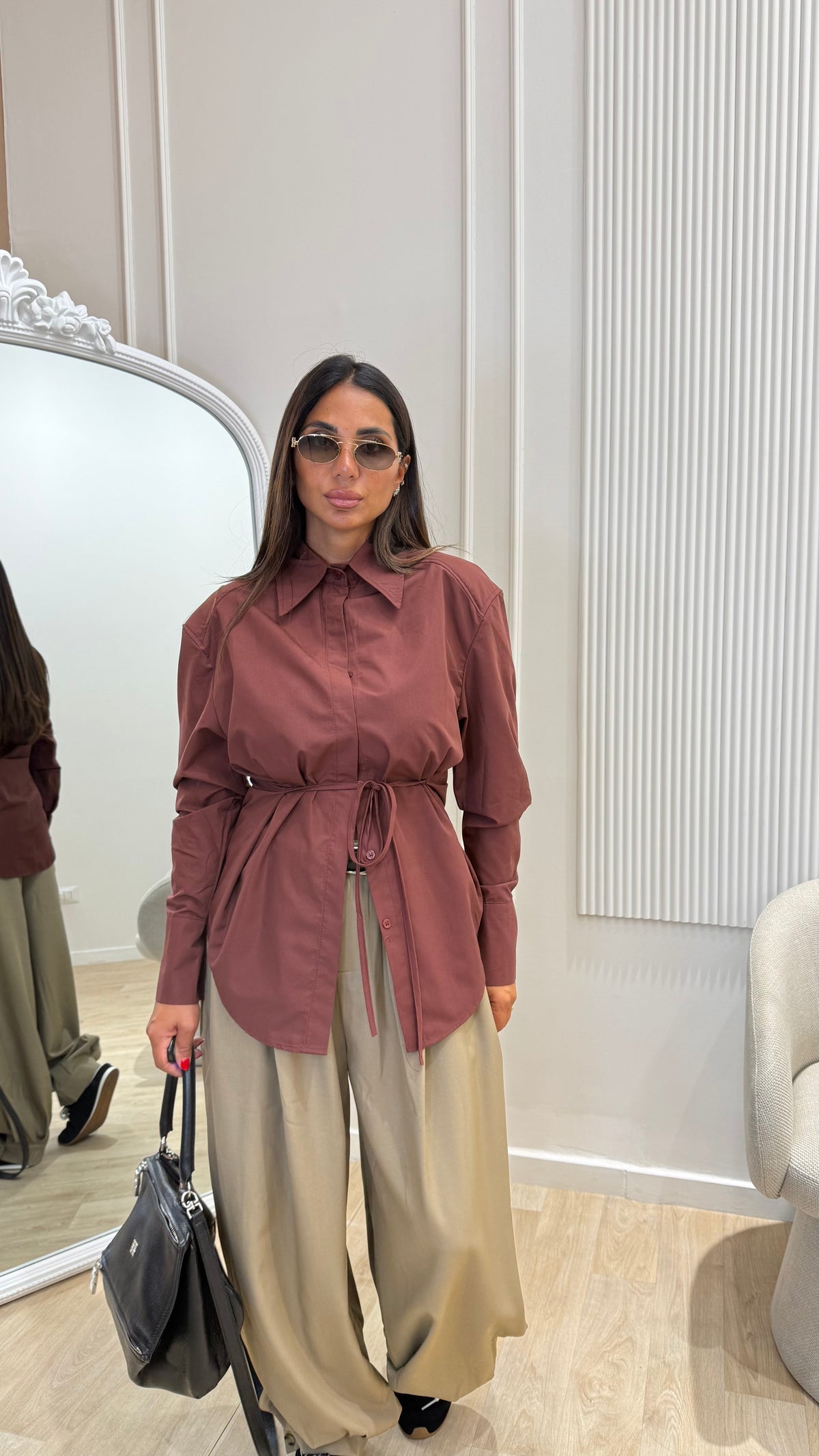 Camicia con laccetto