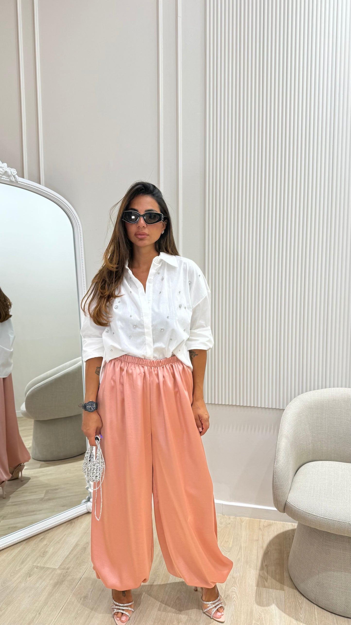 Pantalone raso