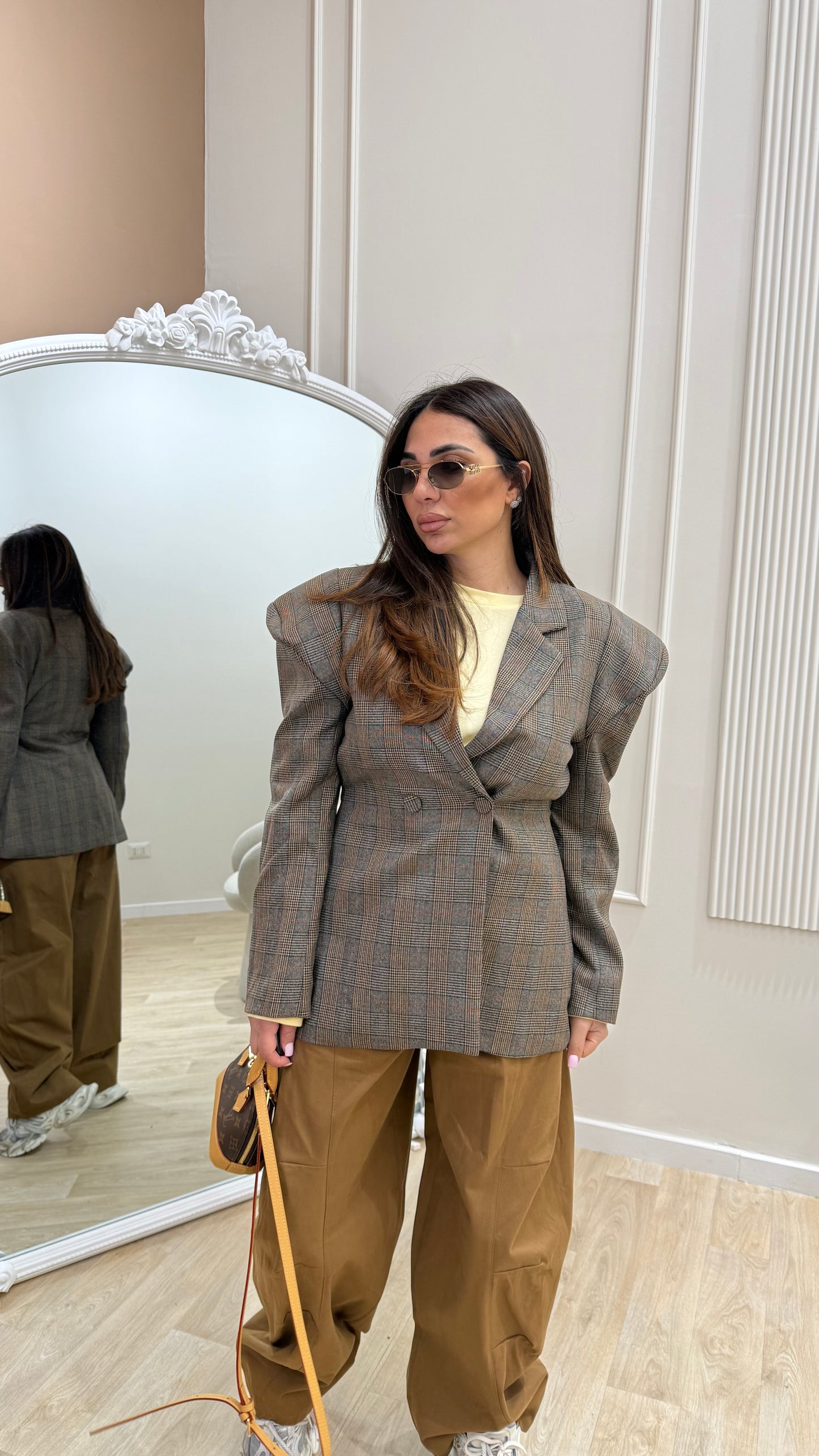 Blazer quadri