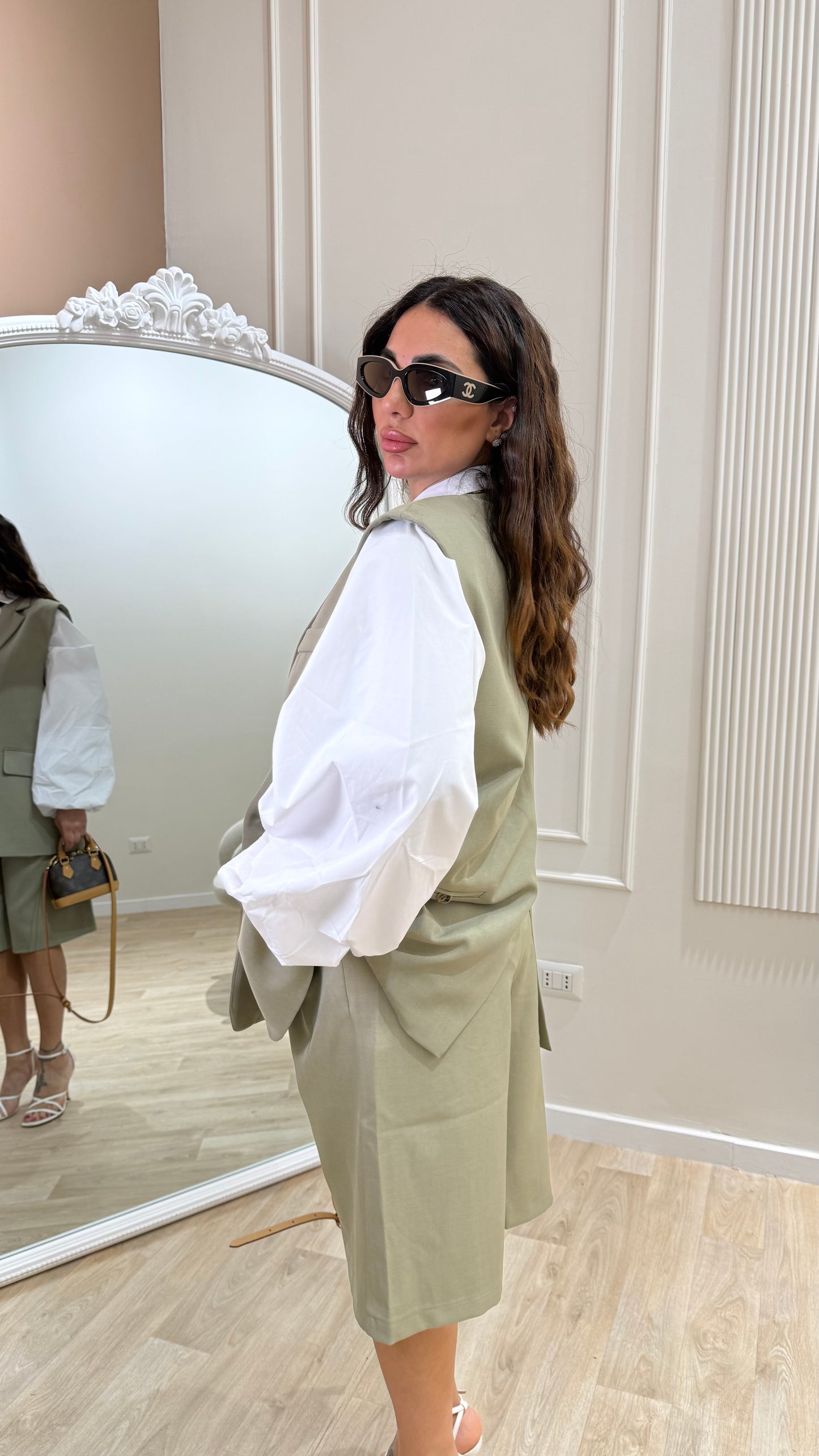 Set gilet e bermuda