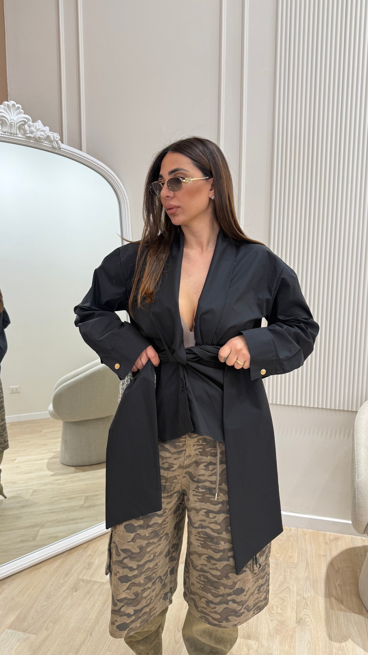 Camicia fiocco