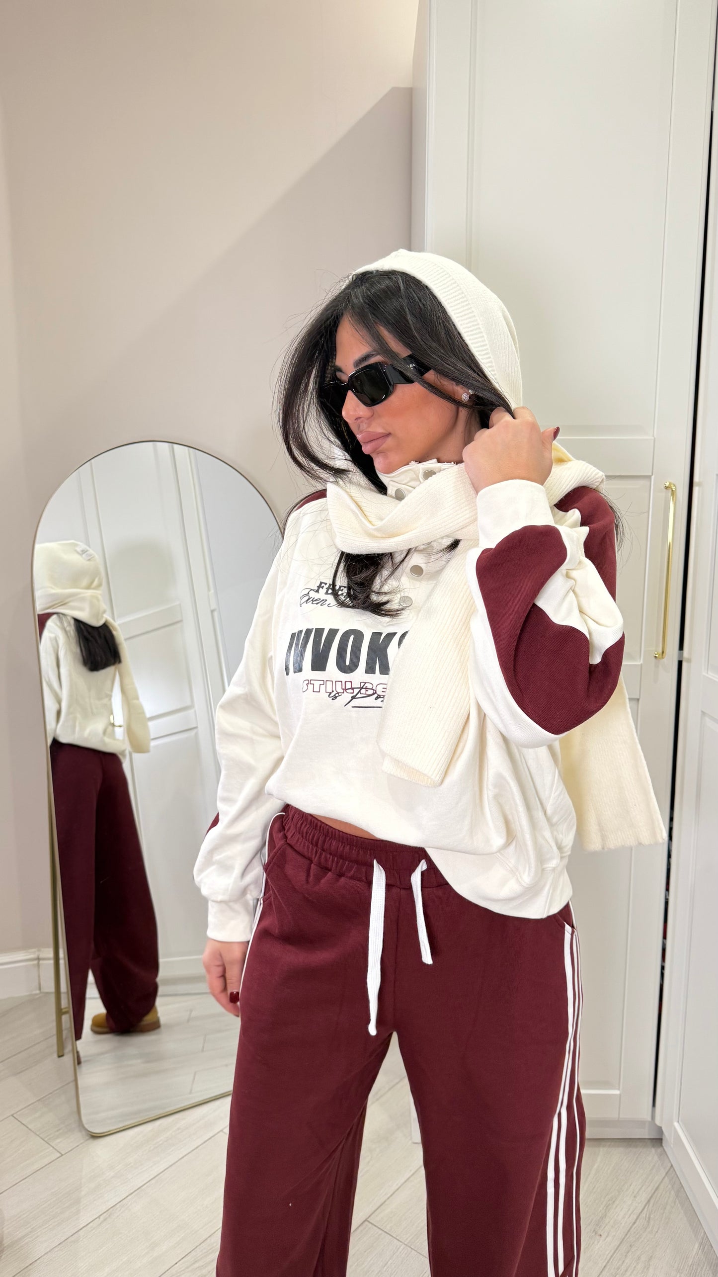 Balaclava con sciarpa