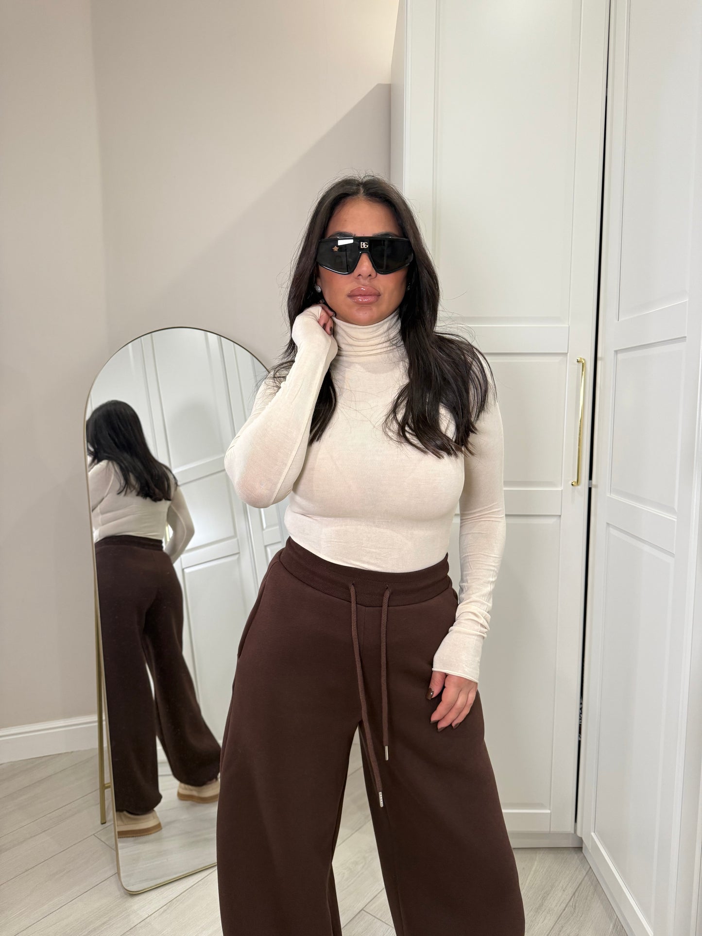 Maglia semitrasparente