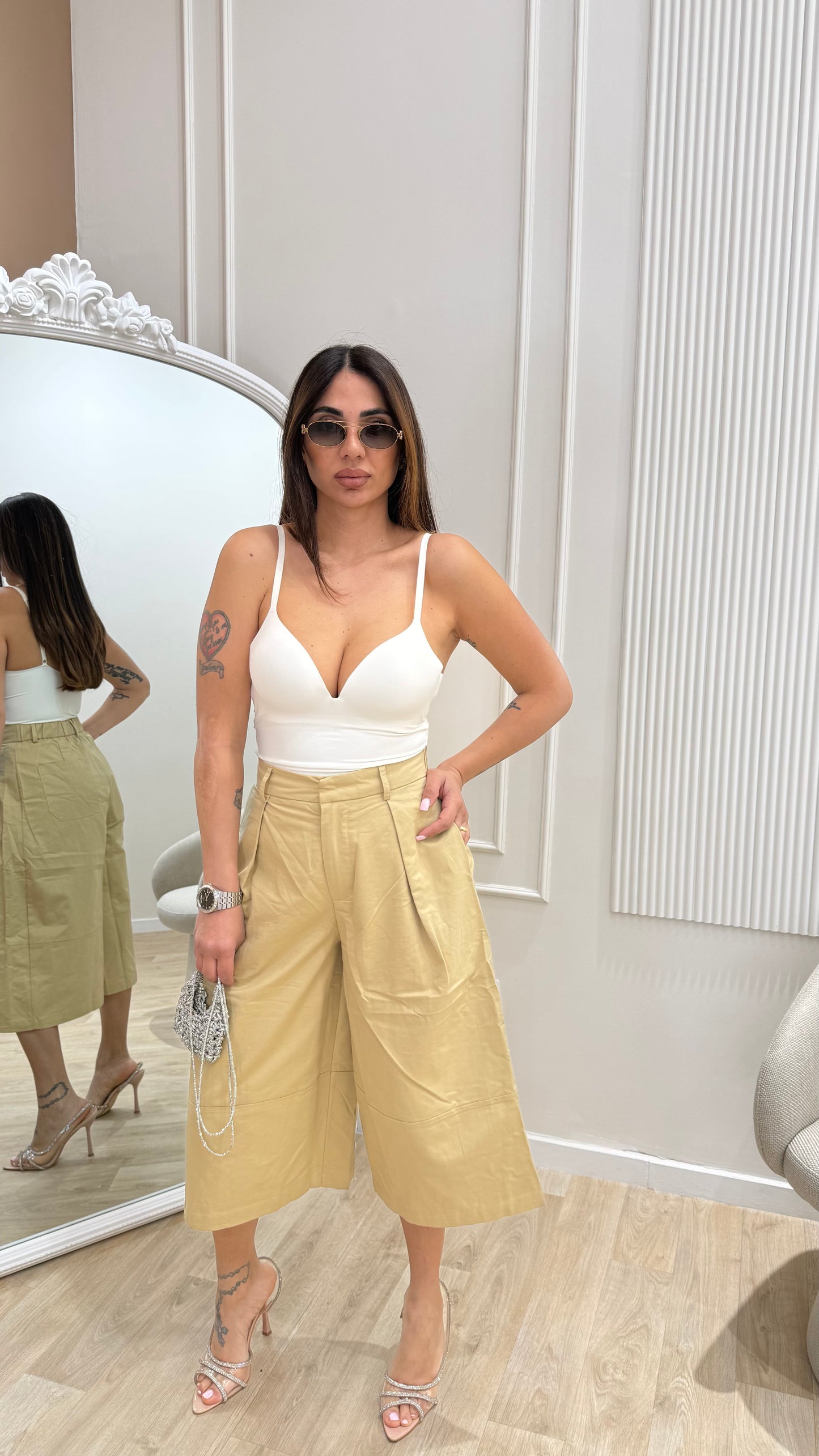 Pantalone coulotte