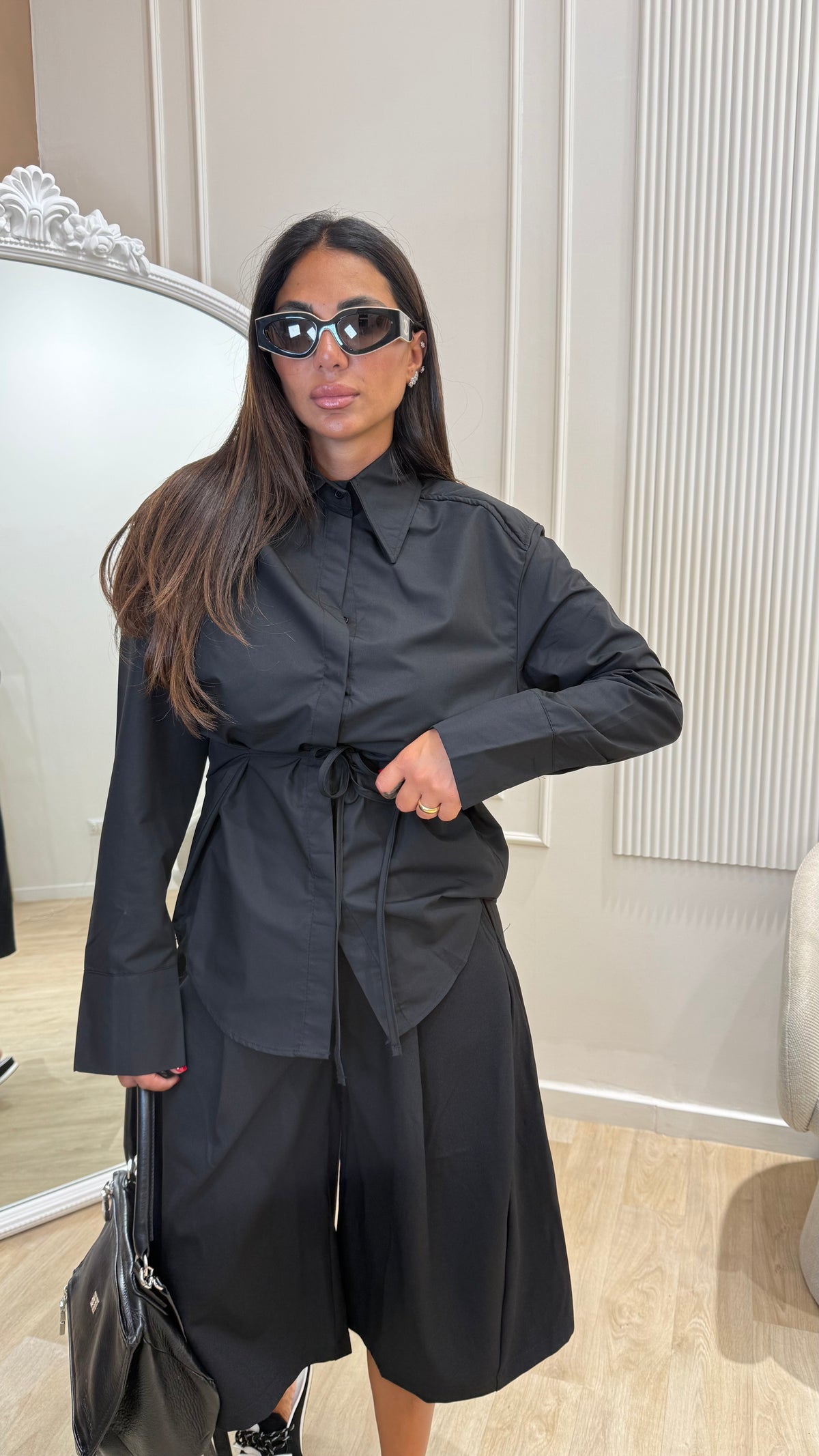Camicia con laccetto