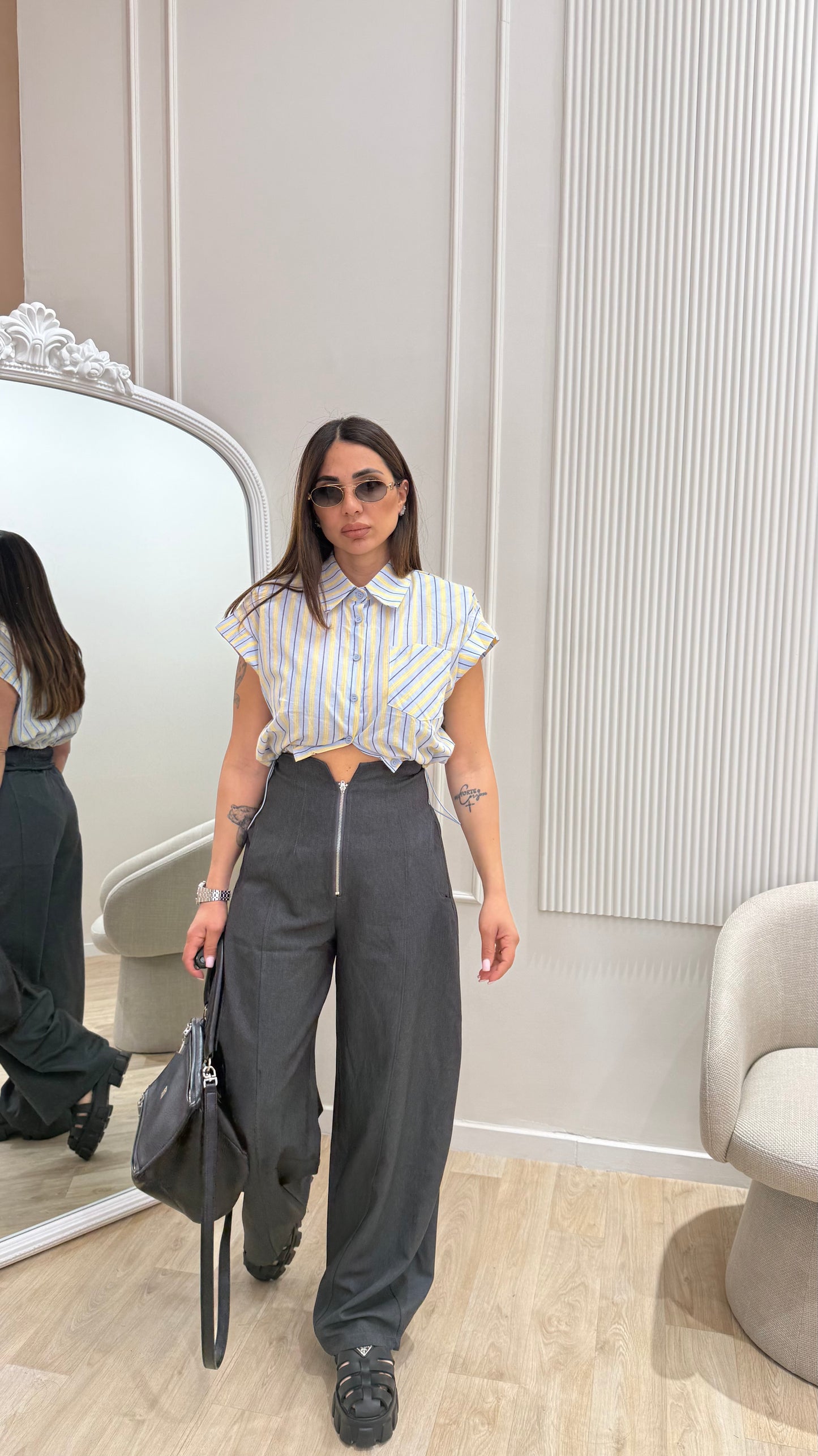 Camicia Crop