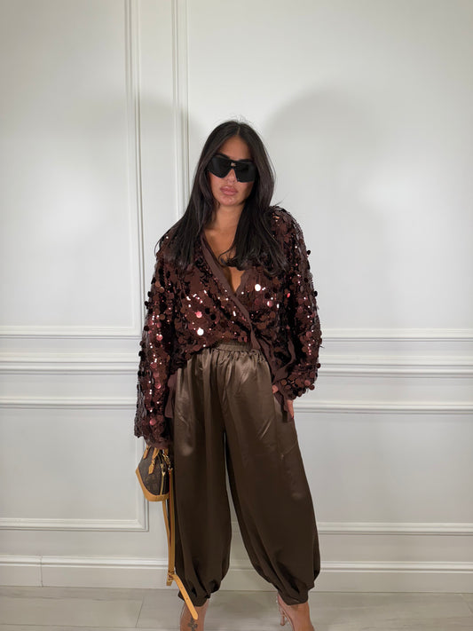 Cardigan paillettes