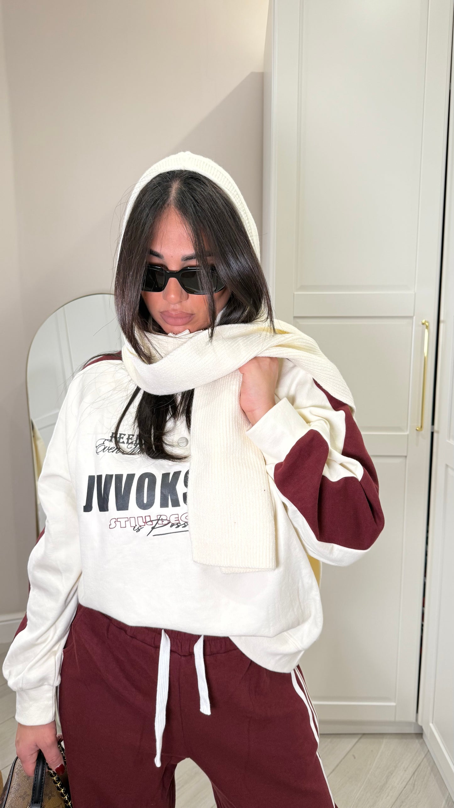 Balaclava con sciarpa