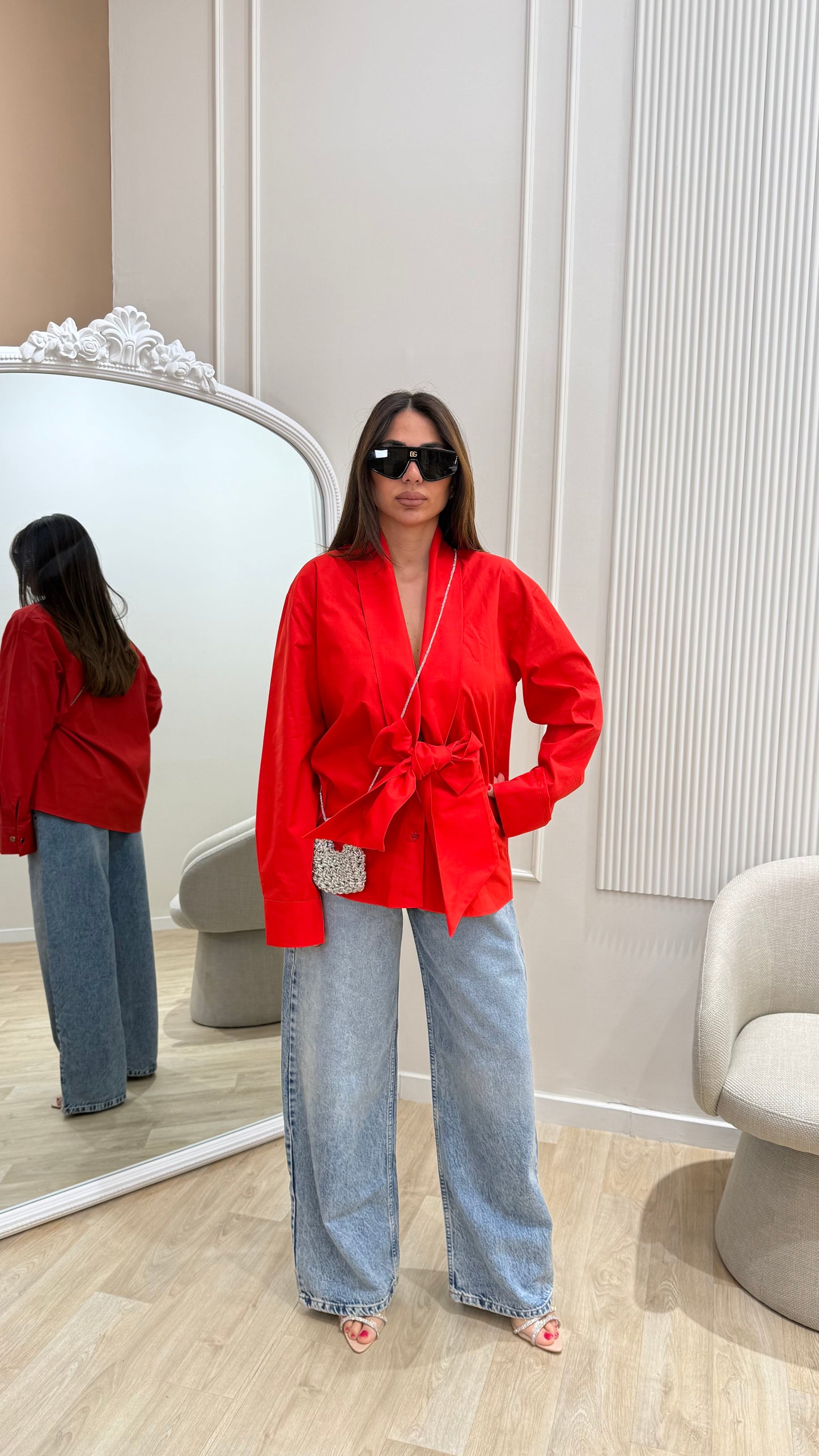 Camicia fiocco