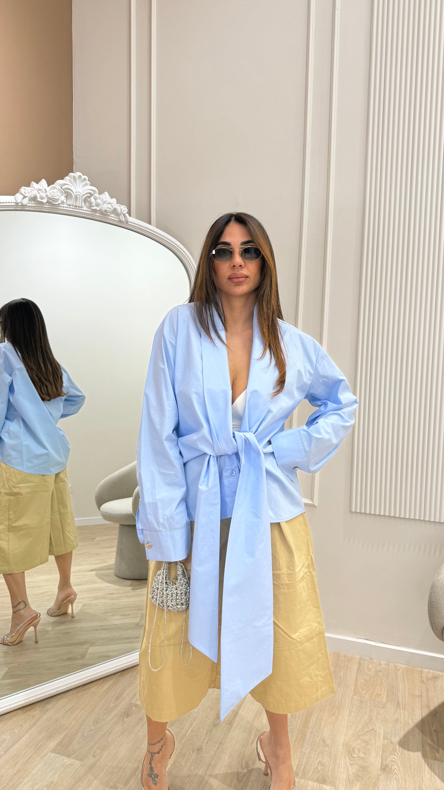 Camicia fiocco